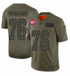 Youth Kansas City Chiefs 76 Laurent Duvernay Tardif Limited Camo 2019 Salute to Service Football Jersey