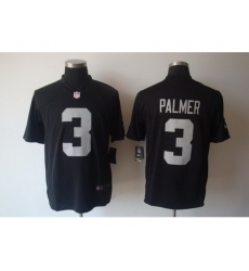 Nike Oakland Raiders 3 Carson Palmer Black Game NFL Jersey