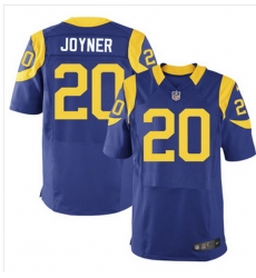 Nike Rams #20 Lamarcus Joyner Royal Blue Alternate Mens Stitched NFL Elite Jersey