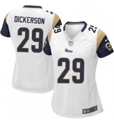 Womens Nike Los Angeles Rams 29 Eric Dickerson Game White NFL Jersey