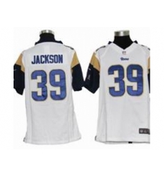 Youth Nike Youth St. Louis Rams #39 Steven Jackson white jerseys