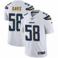 Chargers 58 Thomas Davis White Vapor Untouchable Limited Jesrey