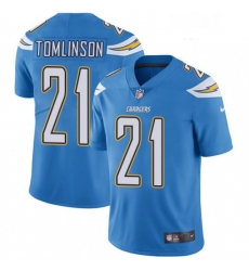 Men Nike Los Angeles Chargers 21 LaDainian Tomlinson Electric Blue Alternate Vapor Untouchable Limited Player NFL Jersey