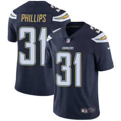 Nike Chargers 31 Adrian Phillips Navy Blue Team Color Mens Stitched NFL Vapor Untouchable Limited Jersey