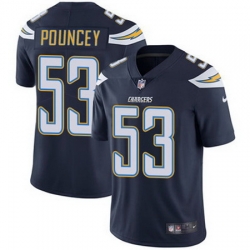 Nike Chargers #53 Mike Pouncey Navy Blue Team Color Mens Stitched NFL Vapor Untouchable Limited Jersey