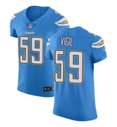 Nike Los Angeles Chargers 59 Nick Vigil Electric Blue Alternate Men Stitched NFL New Elite Jersey