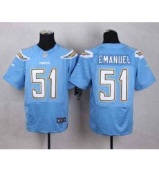 nike nfl jerseys san diego chargers 51 emanuel lt.blue[Elite][emanuel]