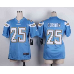 nike women nfl jerseys san diego chargers 25 goroon lt.blue[nike]