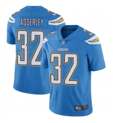 Chargers 32 Nasir Adderley Electric Blue Alternate Youth Stitched Football Vapor Untouchable Limited Jersey