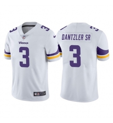 Men Minnesota Vikings 3 Cameron Dantzler White Vapor Untouchable Stitched Jersey