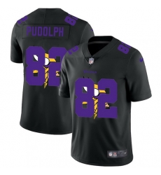 Minnesota Vikings 82 Kyle Rudolph Men Nike Team Logo Dual Overlap Limited NFL Jersey Black