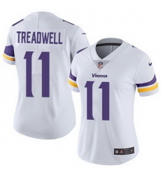 Nike Vikings #11 Laquon Treadwell White Womens Stitched NFL Vapor Untouchable Limited Jersey