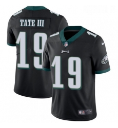 Mens Nike Philadelphia Eagles 19 Golden Tate III Black Alternate Vapor Untouchable Limited Player NFL Jerse