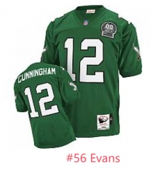 Mitchelland Ness Philadelphia Eagles 1992 Byron Evans #56 Throwback Team Color Jersey