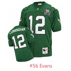 Mitchelland Ness Philadelphia Eagles 1992 Byron Evans #56 Throwback Team Color Jersey