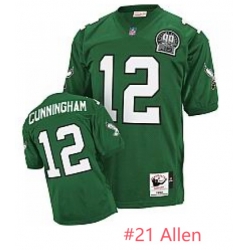 Mitchelland Ness Philadelphia Eagles 1992 Eric Allen #21 Throwback Team Color Jersey