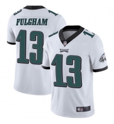 Nike Philadelphia Eagles 13 Travis Fulgham White Vapor Untouchable Limited Jersey