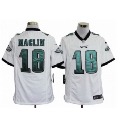 Nike Philadelphia Eagles 18 Jeremy Maclin White Game NFL Jersey