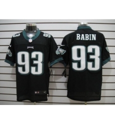 Nike Philadelphia Eagles 93 jason babin black Elite NFL Jersey