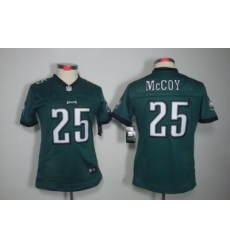 Women Nike Philadelphia Eagles #25 LeSean McCoy Green Color Limited Jerseys