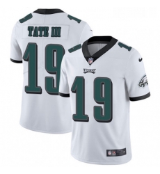 Youth Nike Philadelphia Eagles 19 Golden Tate III White Vapor Untouchable Limited Player NFL Jerse