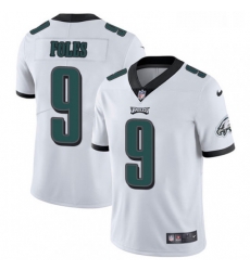 Youth Nike Philadelphia Eagles 9 Nick Foles White Vapor Untouchable Limited Player NFL Jersey