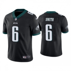 Youth Philadelphia Eagles 6 DeVonta Smith Black Vapor Untouchable Limited Stitched Football Jersey 