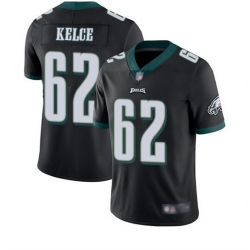 Youth Philadelphia Eagles 62 Jason Kelce Black Vapor Untouchable Limited Stitched Football Jersey