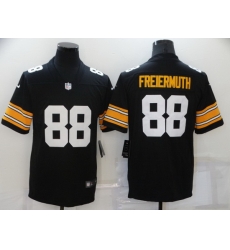 Men Pittsburgh Steelers Pat Freiermuth #88 Nike Black Vapor Limited Jersey