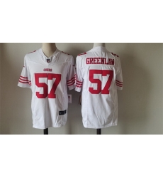 Men San Francisco 49ers 57 Dre Greenlaw White 2024 F U S E Vapor Untouchable Limited Stitched Football Jersey