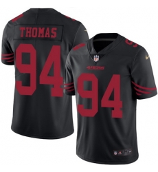 Nike 49ers #94 Solomon Thomas Black Youth Stitched NFL Limited Rush Jersey