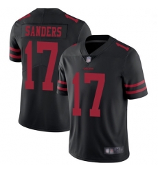 Youth 49ers 17 Emmanuel Sanders Black Alternate Stitched Football Vapor Untouchable Limited Jersey