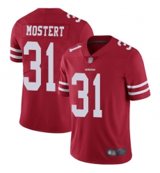 Youth Nike San Francisco 49ers 31 Raheem Mostert Red Team Color Vapor Untouchable Limited Player NFL Jersey