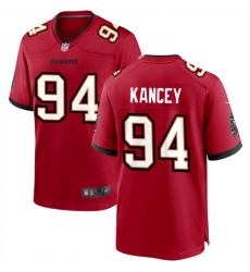 Men Tampa Bay Buccaneers 94 Calijah Kancey Red 2023 Draft Stitched Game Jersey