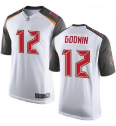 Mens Nike Tampa Bay Buccaneers 12 Chris Godwin Elite White NFL Jersey