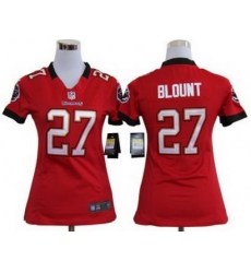 Women Nike Tampa Bay Buccaneers 27 LeGarrette Blount Red Nike NFL Jersey