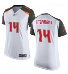 Womens Nike Tampa Bay Buccaneers 14 Ryan Fitzpatrick Game White NFL Jersey