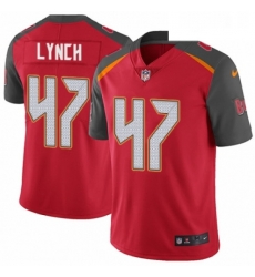 Youth Nike Tampa Bay Buccaneers 47 John Lynch Red Team Color Vapor Untouchable Limited Player NFL Jersey