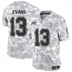 Youth Tampa Bay Buccaneers 13 Mike Evans 2024 F U S E Arctic Camo Salute To Service Limited Stitched Football Jersey