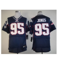 Nike New England Patriots 95 Chandler Jones Blue Elite NFL Jersey