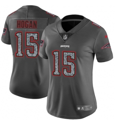 Nike Patriots #15 Chris Hogan Gray Static Womens NFL Vapor Untouchable Game Jersey