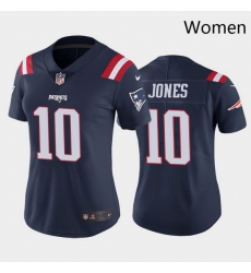 Women New England Patriots 10 Mac Jones Navy 2021 Jersey