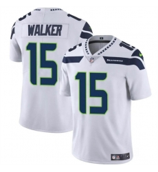 Men Seattle Seahawks 15 P J  Walker White Vapor Limited Stitched Football Jersey