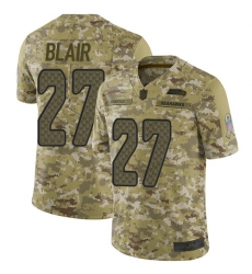 Seahawks 27 Marquise Blair Camo Men Stitched Football Limited 2018 Salute To Service Jersey