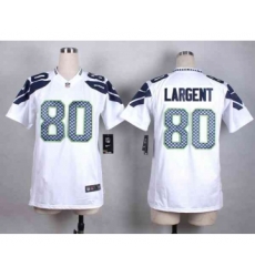 nike women nfl jerseys seattle seahawks 80 largent white[nike]