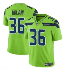 Youth Seattle Seahawks 36 George Holani Green Vapor Limited Stitched Football Jersey