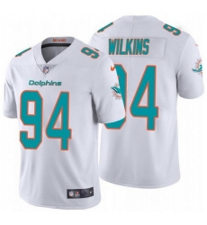 Nike Dolphins 94 Christian Wilkins White Vapor Untouchable Limited Jersey