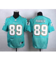 nike nfl jerseys miami dolphins 89 parker green[Elite]