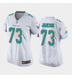 women austin jackson miami dolphins white game jersey 