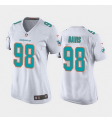 women raekwon davis miami dolphins white game jersey 